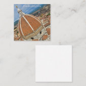 Brunelleschi's koepel notitiekaartje (Voorkant / Achterkant)