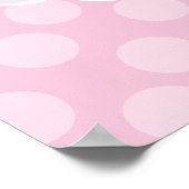 Brunette Ballerina - Roze Ballet Dancer Girl Poster (Hoek)