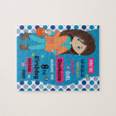 Brunette Birthday Girl Legpuzzel (Horizontaal)