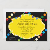 Brunette Boy Carousel Birthday 5x7 Uitnodiging (Achterkant)