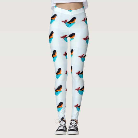 brunette bruinkool leggings (Voorkant)