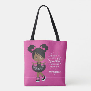 Brunette Dancer Tote Bag