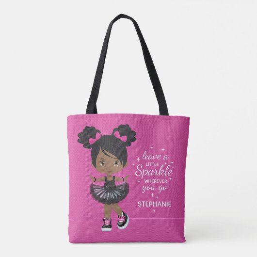 Brunette Dancer Tote Bag (Achterkant)