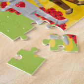 Brunette Dorothy of OZ Jigzaag Puzzle Legpuzzel (Zijkant)