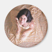 Brunette dressThunder_Cove Magneet (Voorkant)