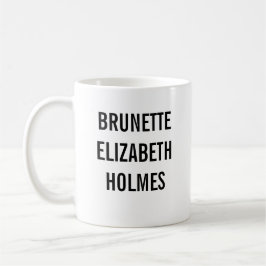 Brunette Elizabeth Holmes Koffiemok