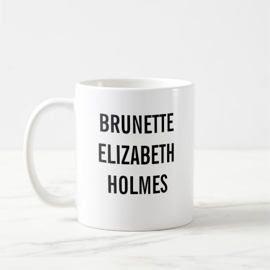 Brunette Elizabeth Holmes Koffiemok (Links)
