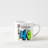 Brunette Fabulous om 40.00 uur Espresso Kop (Rechts)