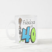 Brunette Fabulous, op 40 oktober Matglas Koffiemok (Links)