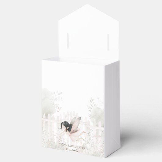 Brunette Fairy Baby shower Bedankt Bedankdoosjes