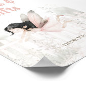 Brunette Fairy Boeken voor Baby Table Sign Poster (Hoek)