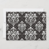 Brunette Girl First Community Damask Kaart (Achterkant)