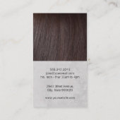 Brunette Hair | Haar stylist schaar Visitekaartje (Achterkant)