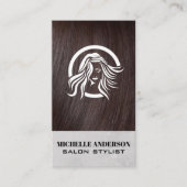 Brunette Hair | Hair Stylist | Salon Visitekaartje (Voorkant)