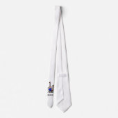 Brunette Ham Radio Pin-up Girl Tie Customize It. Stropdas (Achterkant)