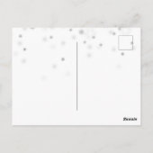 Brunette Irish Dancer Winter Kerstfeestdag Briefkaart (Achterkant)