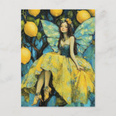 Brunette Lemon Tree Fairy Briefkaart (Voorkant)