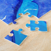 brunette mermaid puzzel legpuzzel (Zijkant)