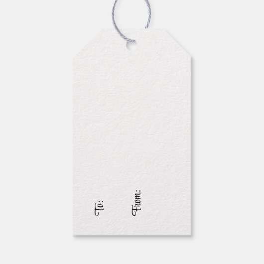 Brunette Mermaid with Starfish Gift Label Cadeaulabel (Achterkant)