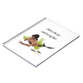 Brunette Mermaid with Starfish Spiral Notitieboek (Linkerzijde)