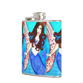 brunette mermaids kolf heupfles (Links)