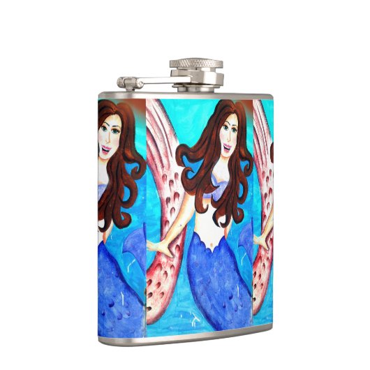 brunette mermaids kolf heupfles (Rechts)