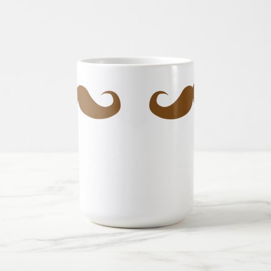 Brunette Mustache Koffiemok (Center)