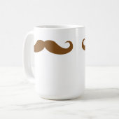 Brunette Mustache Koffiemok (Voorkant links)
