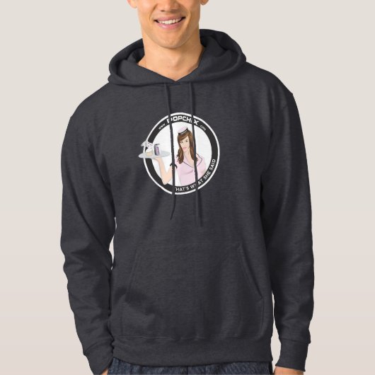 Brunette PopChiX Girl Hoody (Voorkant)