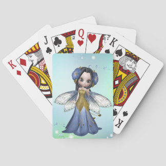 Brunette Princess Butterfly-speelkaarten Pokerkaarten