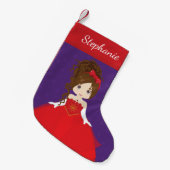 Brunette Princess kerststaart Kleine Kerstsok (Voorkant (Hangend))