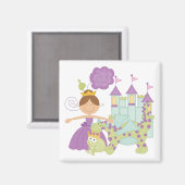 Brunette Princess Magneet (Voorkant / Achterkant)