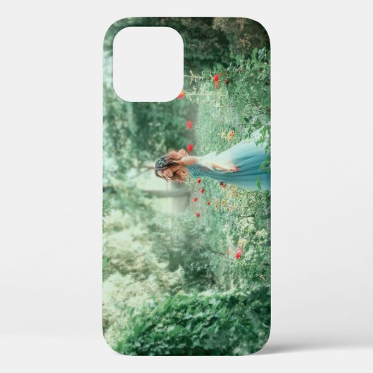 Brunette Princess: Sprookjesbos Waterverf Case-Mate iPhone Case (Achterkant)