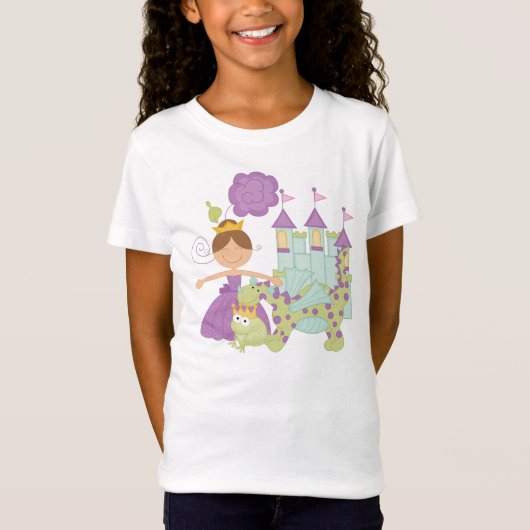 Brunette Princess T-shirt (Voorkant)