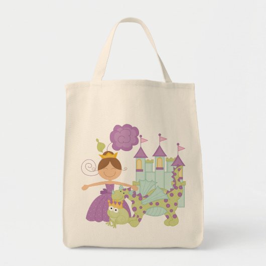 Brunette Princess Tote Bag (Voorkant)