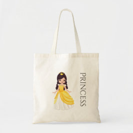 Brunette Princess Treat Bag Tote Bag