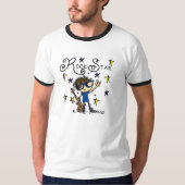 Brunette Rock Star T-shirt (Voorkant)