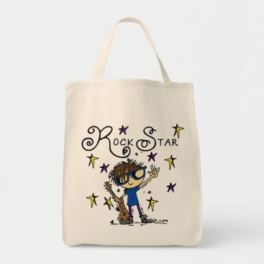 Brunette Rock Star Tote Bag (Voorkant)