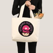 Brunette Rocking Big Sister Grote Tote Bag (Voorkant (product))