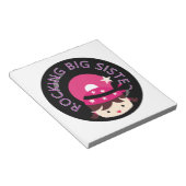 Brunette Rocking Big Sister Notitieblok (Schuin)