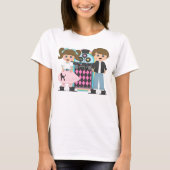 Brunette Sock Hop T-Shirt (Voorkant)
