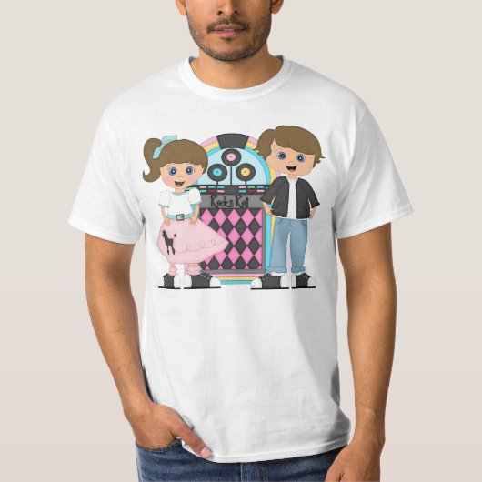 Brunette Sock Hop T-Shirt #2 (Voorkant)