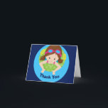 Brunette Swimming Pool Party Girl Thank You Bedankkaart<br><div class="desc">Cute swimmer thank you cards featuring a pretty brunette girl swimming in a green inner tube wearing pink swim goggles. Cool pool party birthday cards of thanks to your guests. Also great for a swim team coach.</div>