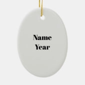 Brunette Vrouw EMS Paramedic Ornament (Achterkant)