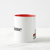 Brunette Vrouw Painter Name Mok (Midden)