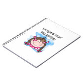 Brunette World's Best Big Sister Gifts Notitieboek (Linkerzijde)