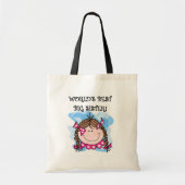 Brunette World's Best Big Sister Tshirts and Gifts Tote Bag (Voorkant)