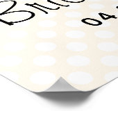 Brunette Yoga Vrijgezellenfeest Welkomstteken Poster (Hoek)