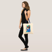 brunette zeemeermin canvas tas (Voorkant (model))