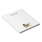 Brunette Zeemeermin Met Zeester Notitieblok (Schuin)